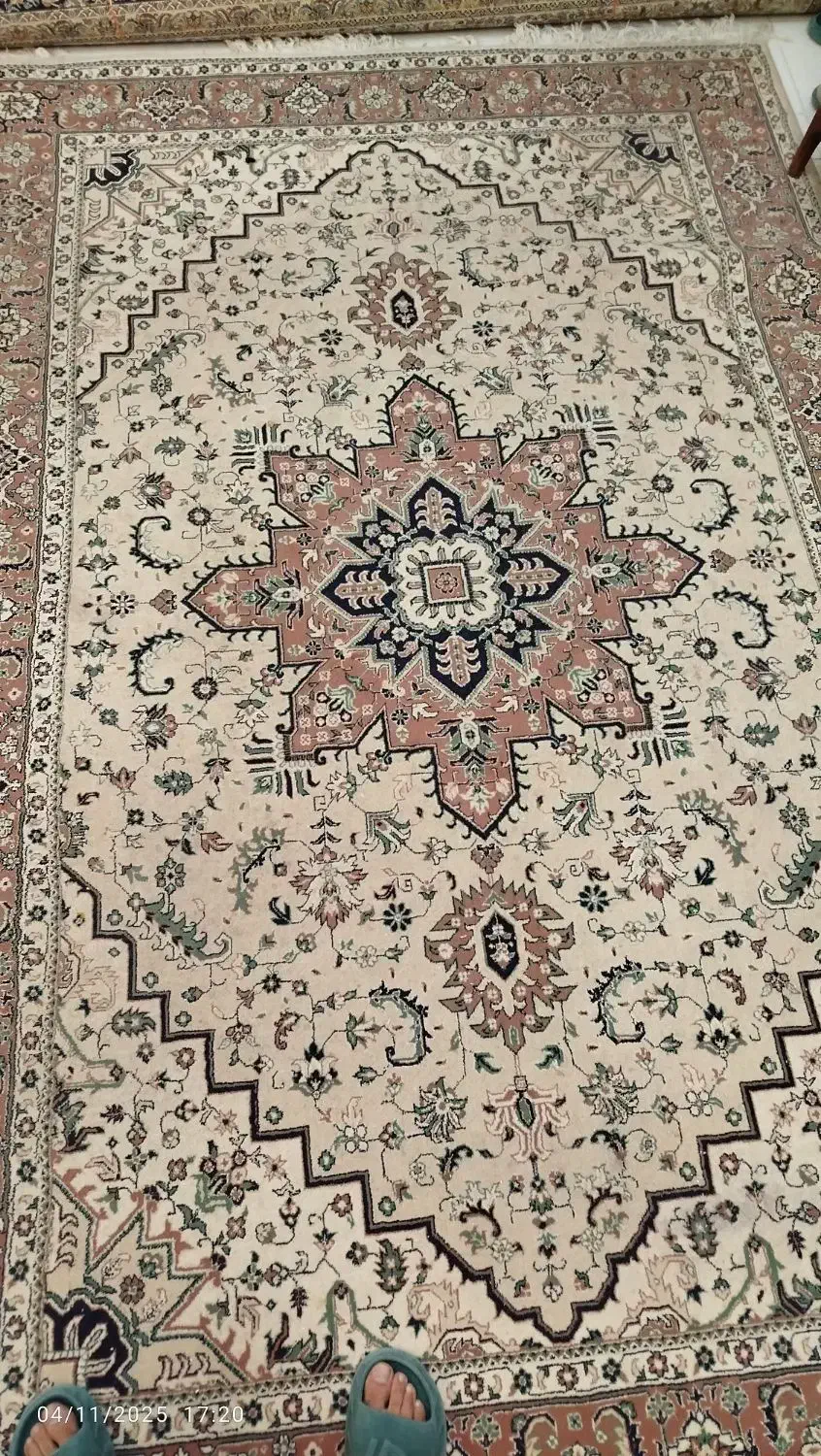 2 تخته فرش 6متری ماشینی|فرش|آبیک, |دیوار