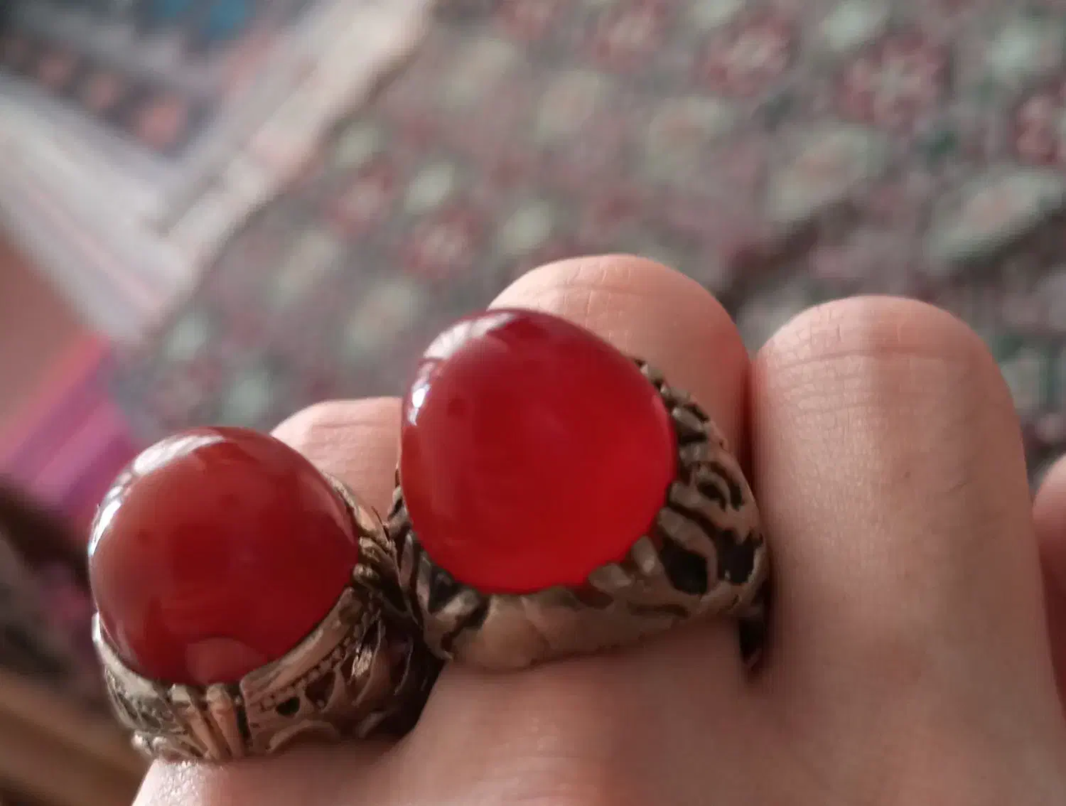 2 عدد انگشتر عقیق|جواهرات|زنجان, |دیوار