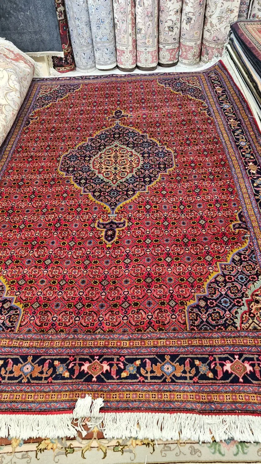 فرش جفت ماهی قرمز ۲۵ رج|فرش|تبریز, |دیوار