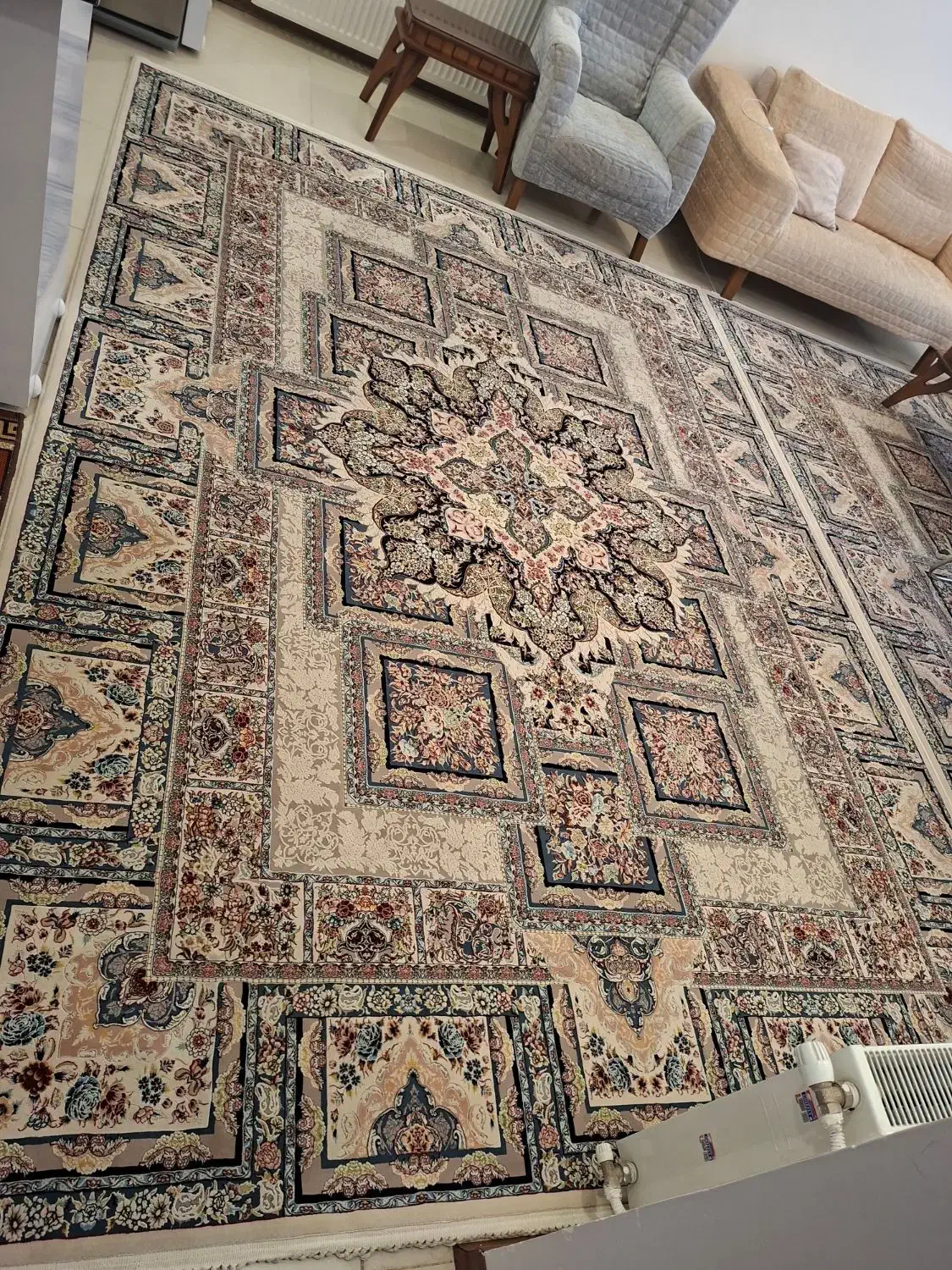 ۲تخته فرش ۹ متری ۱۲۰۰شانه|فرش|مشهد, الهیه|دیوار