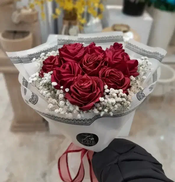 گل ربانی|گل مصنوعی|کاشان, فین کوچک|دیوار