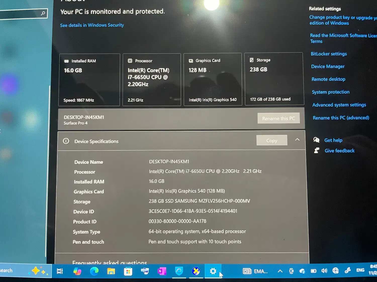 سرفیس پرو ۴ همراه با قلم و کیبورد surface pro 4|رایانه همراه|محمدشهر, شهرک پیام (مهرالبرز)|دیوار