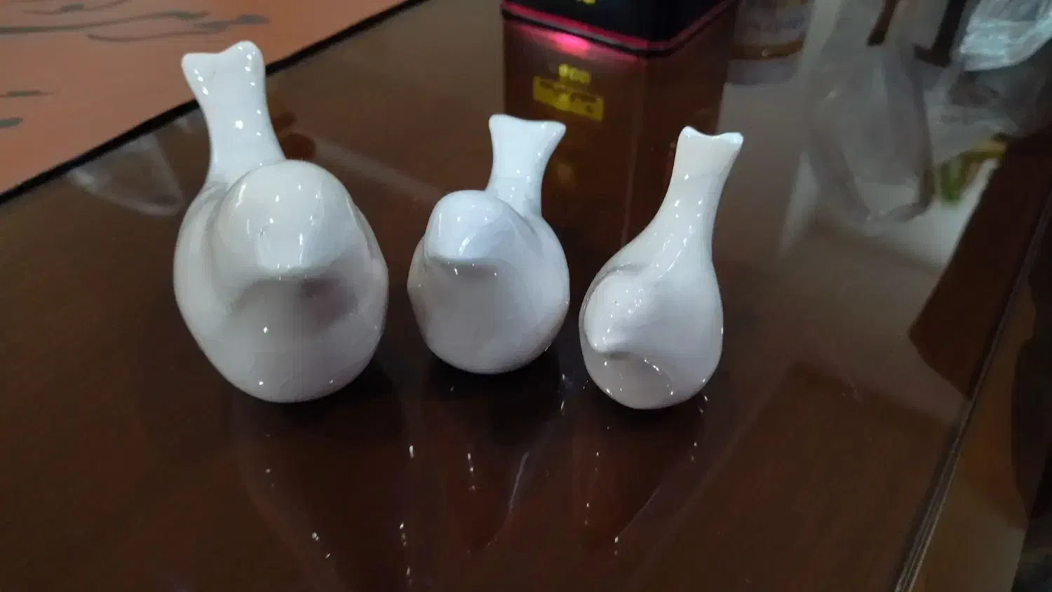 گنجشک سرامیکی سه عددی|صنایع دستی و سایر لوازم تزئینی|کرج, شهرک یاس جنوبی|دیوار