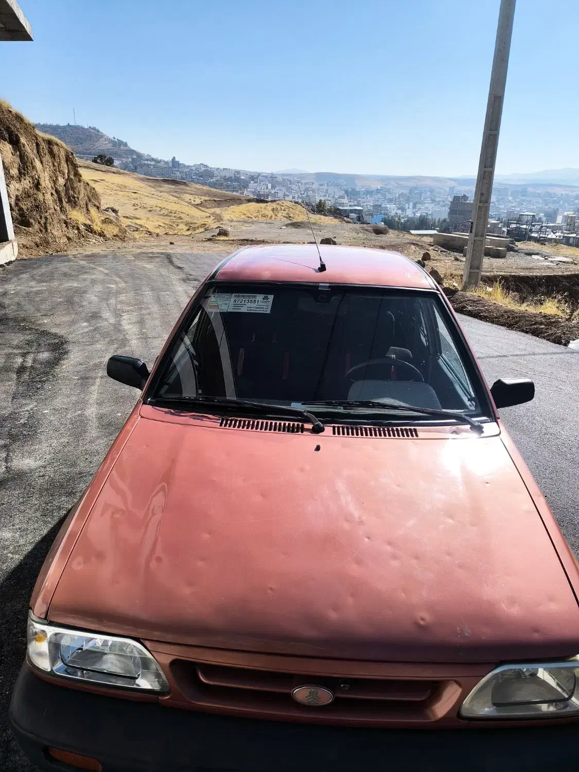 پراید مدل ۸۹ ( سند ۹۰ ) رنگ مسی متالیک|خودرو سواری و وانت|جوانرود, |دیوار