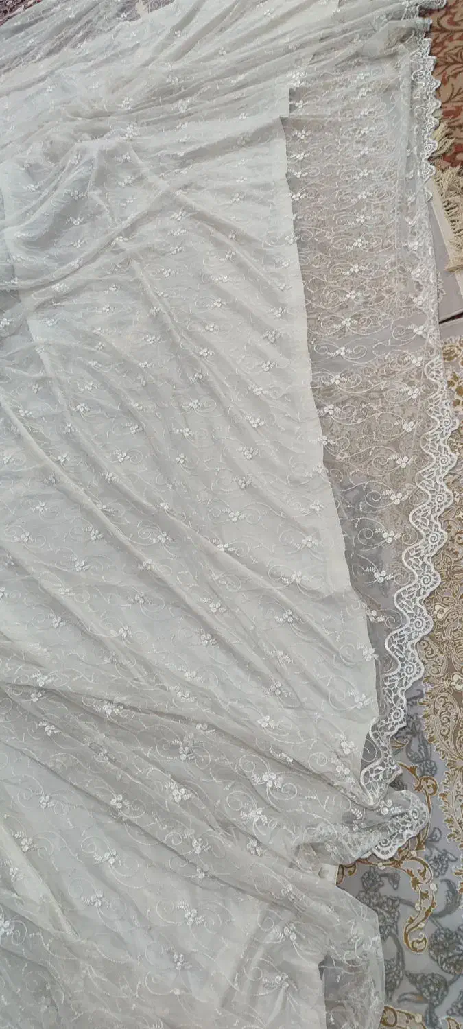 ۲عدد پرده همراه با آستر|پرده، رانر، رومیزی|ایلام, |دیوار