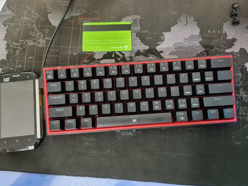 کیبورد مکانیکی RedDragon FIZZ K617 RGB|قطعات و لوازم جانبی رایانه|شاهین‌شهر, طالقانی|دیوار
