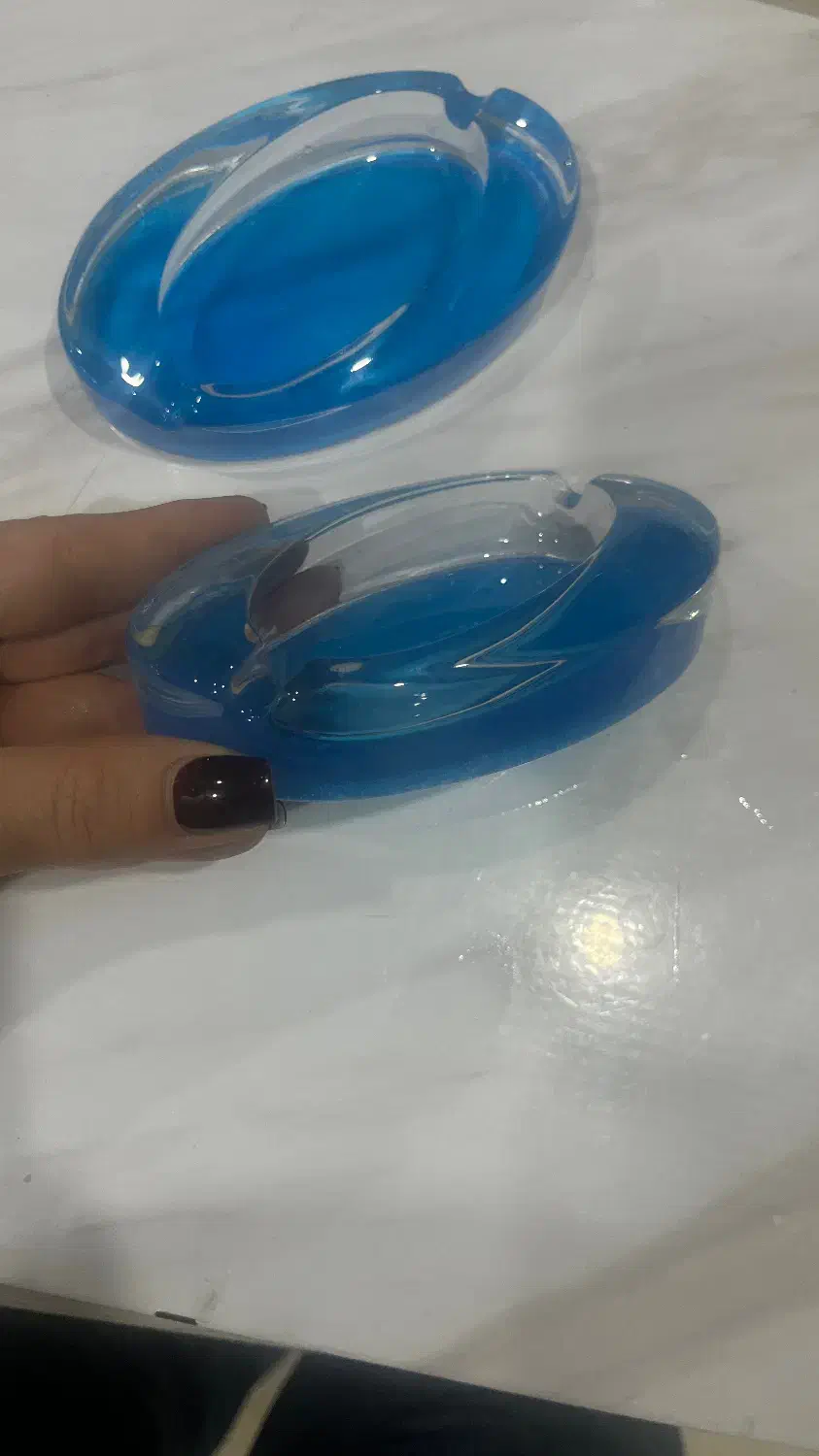 دو عدد جا سیگاری کریستال فانتزی|صنایع دستی و سایر لوازم تزئینی|تهران, هفت چنار|دیوار