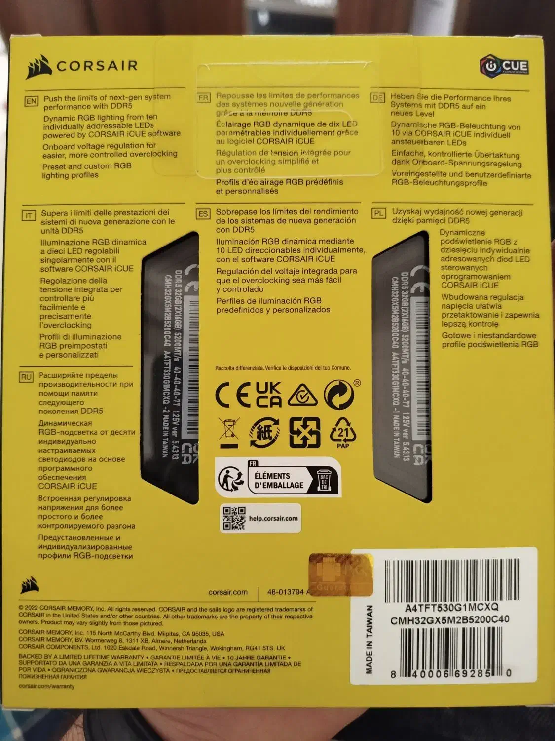 ram 32g ddr5 vengeance rgb|قطعات و لوازم جانبی رایانه|تهران, پارک شهر|دیوار