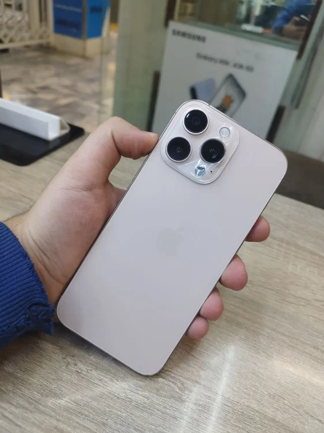 آیفون ۱۶ پرومکس کپی رنگ صحرایی حافظه 512 گیگ|موبایل|مشهد, جنت|دیوار