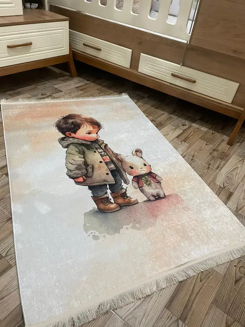 مرکزتخصصی فرشینه چاپی کودک همراه باست پرده|فرش|نیشابور, محله میدان باغات|دیوار