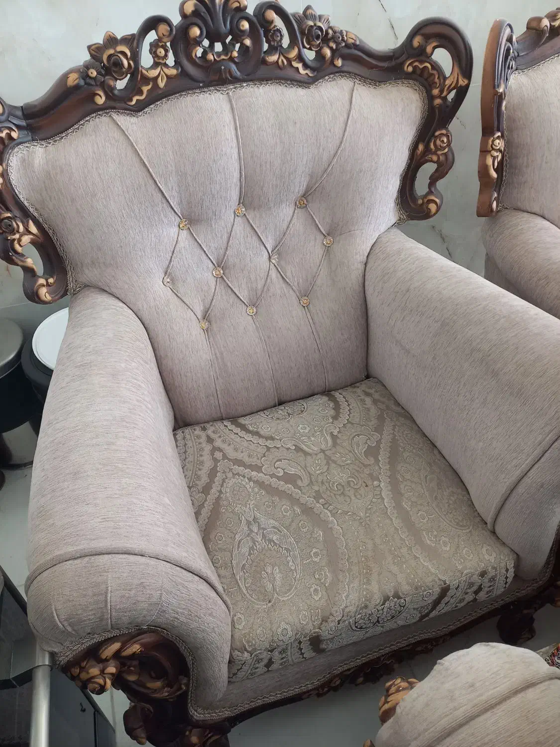 مبل سلطنتی|مبلمان خانگی و میز عسلی|سیرجان, |دیوار