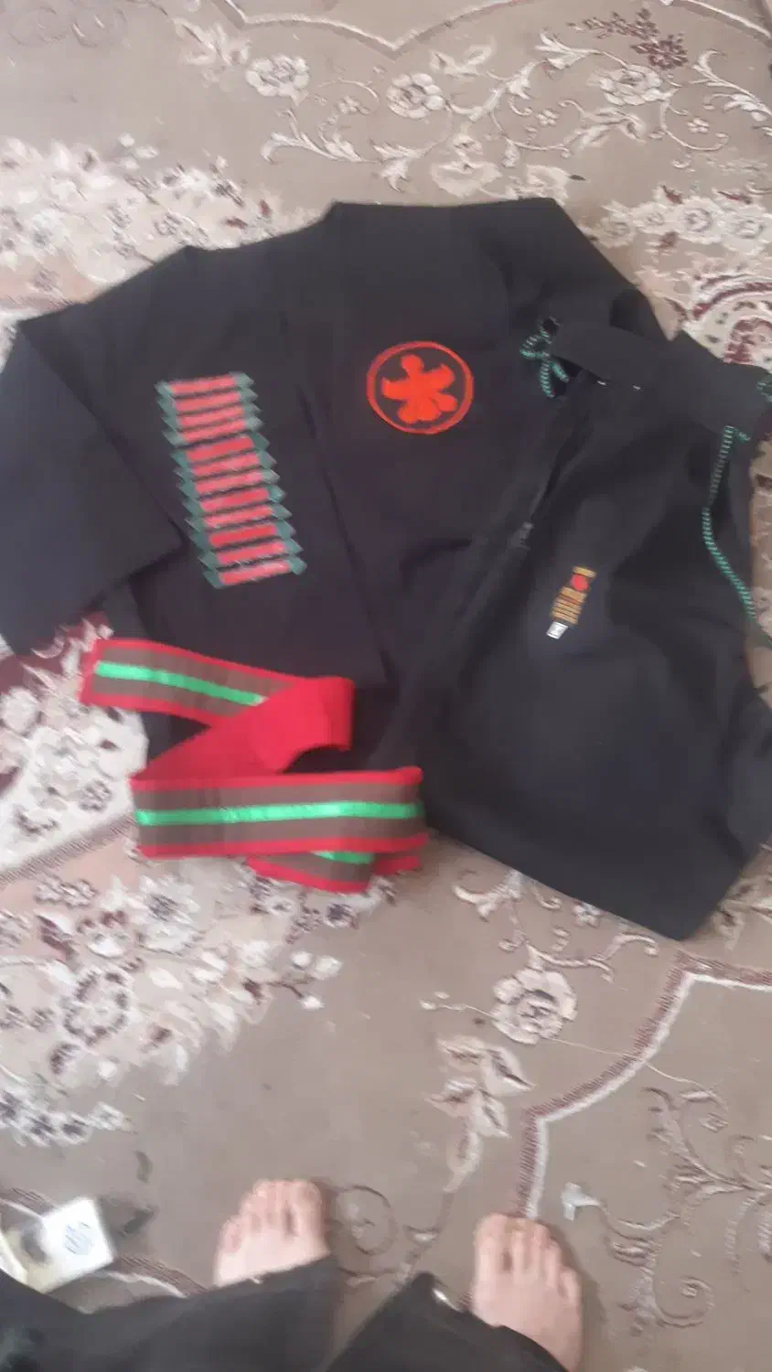 لباس کونگ فو مارک ارکیده سایز ۴۶|تجهیزات ورزشی|جوادآباد, |دیوار