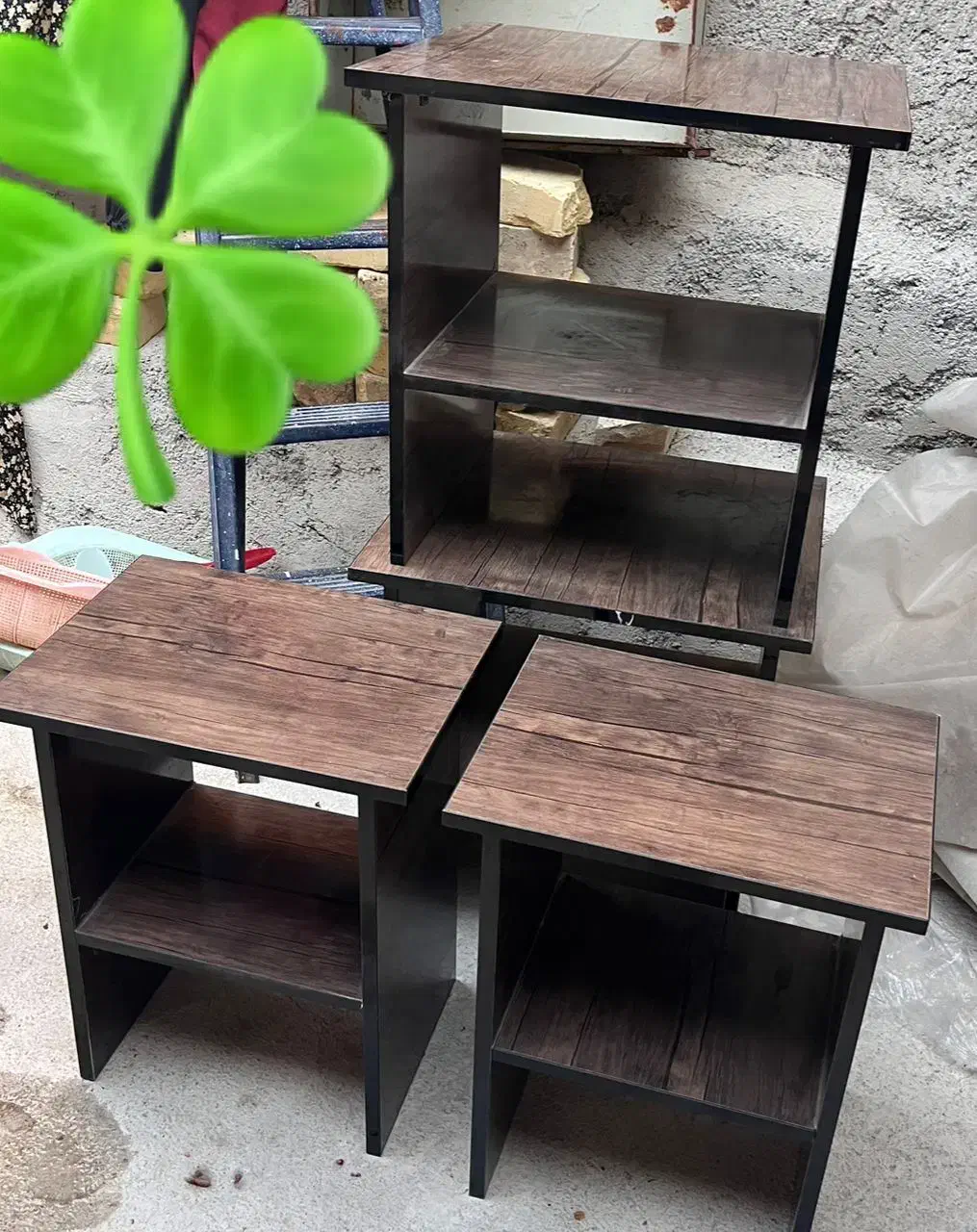 چهار عدد گل میز در حد نو دوتا بزرگ دوتا متوسط|مبلمان خانگی و میز عسلی|نورآباد ممسنی, |دیوار