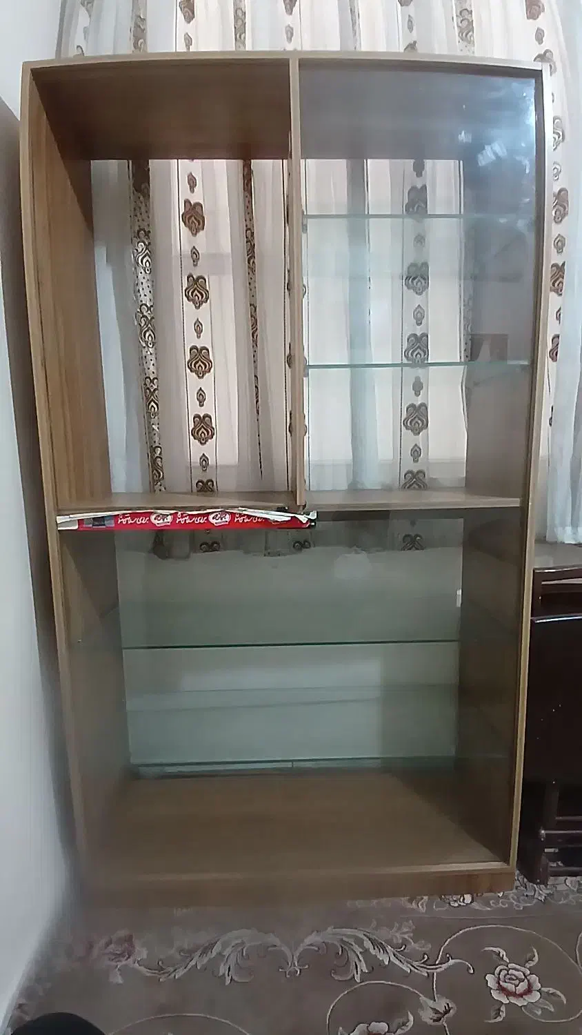 دکور ویترین ام دی اف و شیشه ای|بوفه، ویترین، کنسول|فردیس, فردیس|دیوار