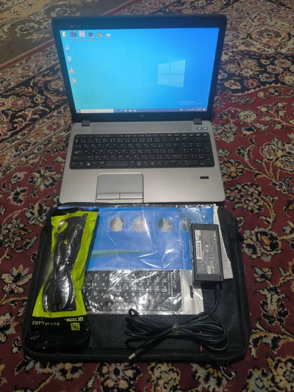 لپ تاپ hp درحد نو با وسایل کامل|رایانه همراه|سراوان, |دیوار