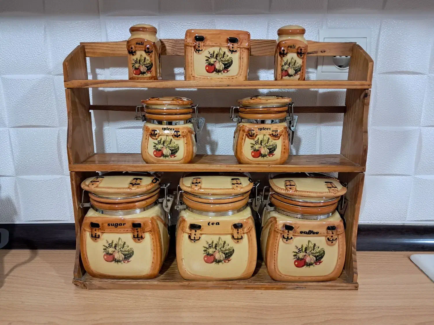 جا ادویه ای سرامیکی|ظروف سرو و پذیرایی|بندرعباس, |دیوار