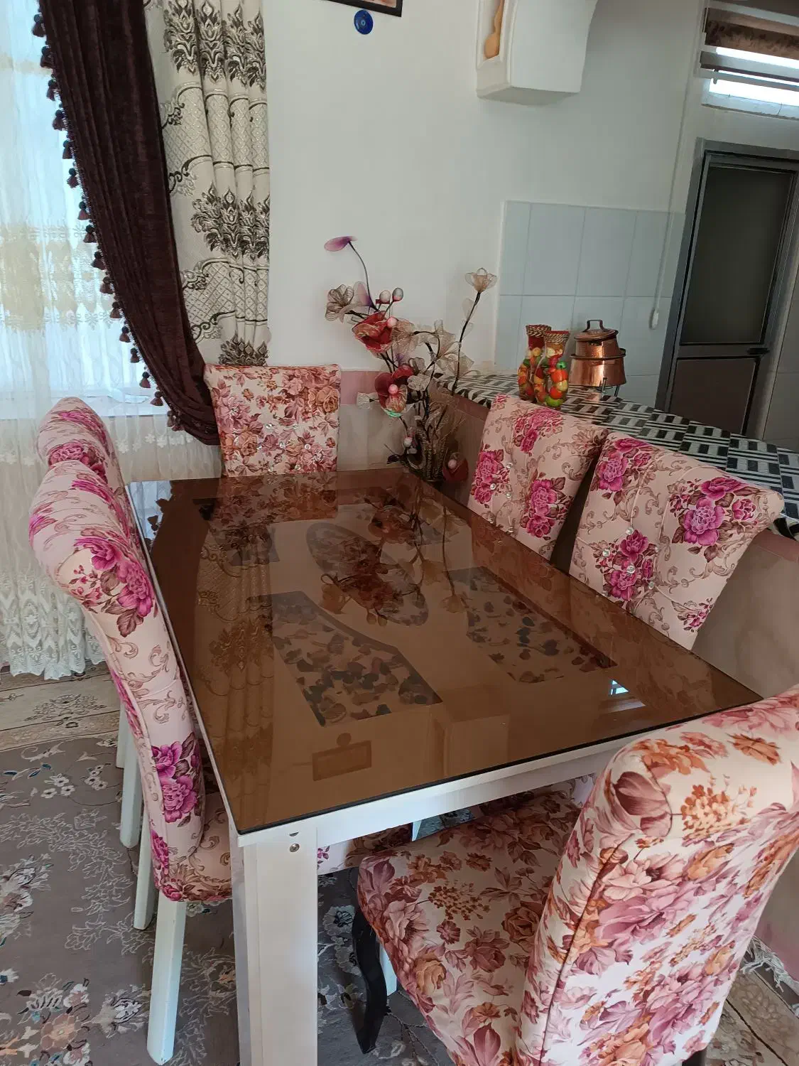 میز غذا خوری|میز و صندلی غذاخوری|جلگه شوقان, |دیوار