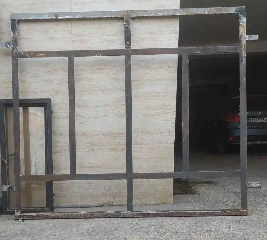 پنجره آهنی بدون جا کولری|مصالح و تجهیزات ساختمان|اهواز, آسیاباد|دیوار