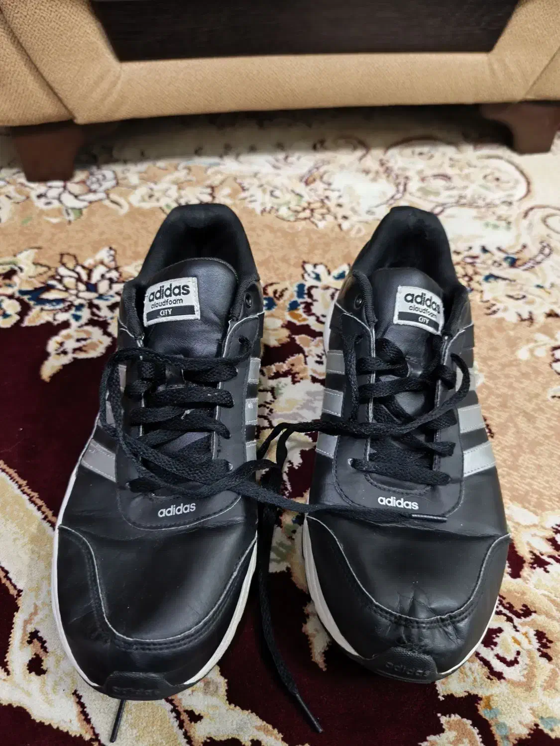 کتونی آدیداس ۳ خط کاملاً چرم|کیف، کفش، کمربند|رشت, باهنر|دیوار