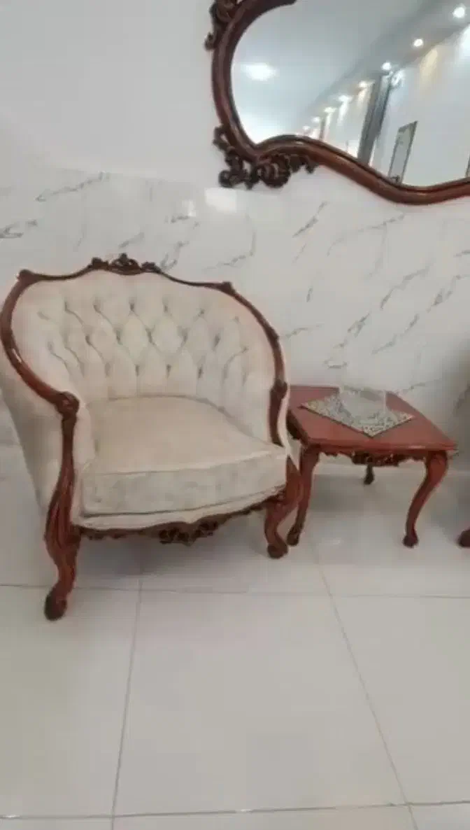 مبل سلطنتی چوبی زمرد|مبلمان خانگی و میز عسلی|تبریز, |دیوار