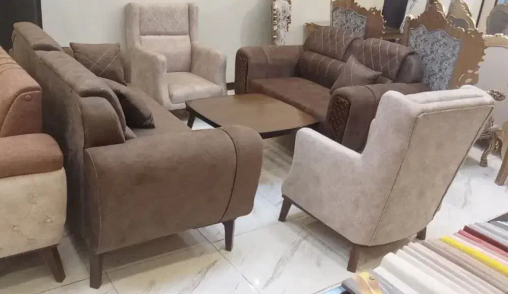 مبل راحتی 7نفره|مبلمان خانگی و میز عسلی|برخوار, |دیوار