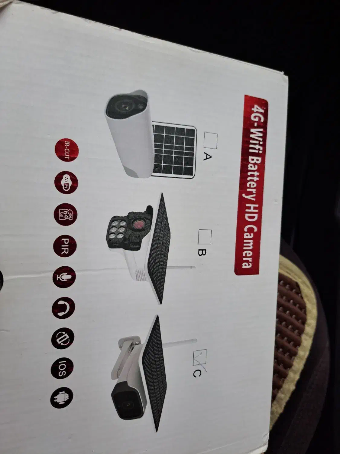 فروش یک دستگاه دوربین با پنیل خورشیدی|دوربین مداربسته|لنگرود, |دیوار