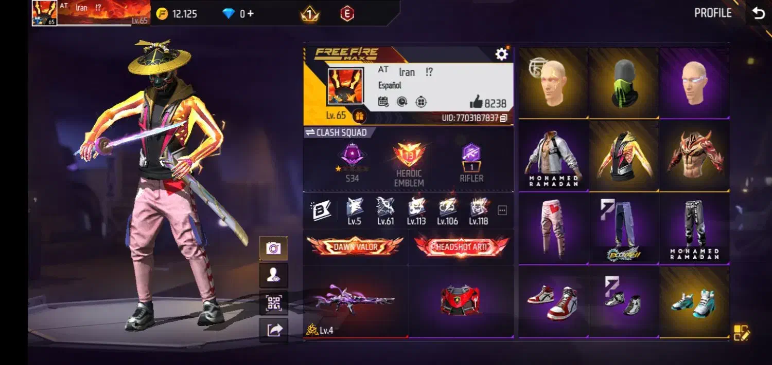 اکانت فری فایر|کنسول، بازی ویدئویی و آنلاین|فولادشهر, B2|دیوار