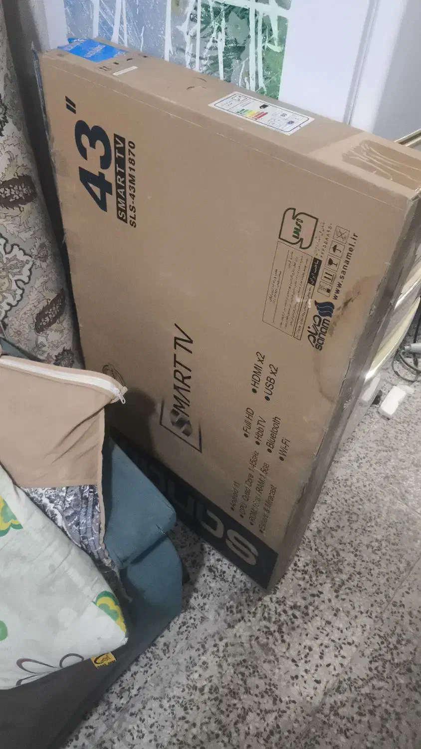 تلویزیون 43صنام اسمارت|تلویزیون و پروژکتور|چابهار, |دیوار