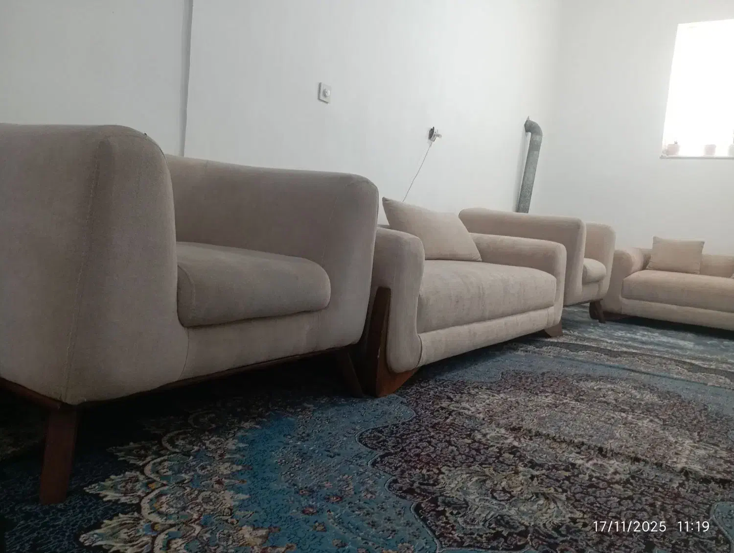 مبل نو ده نفره فروش فوری|مبلمان خانگی و میز عسلی|دلند, |دیوار