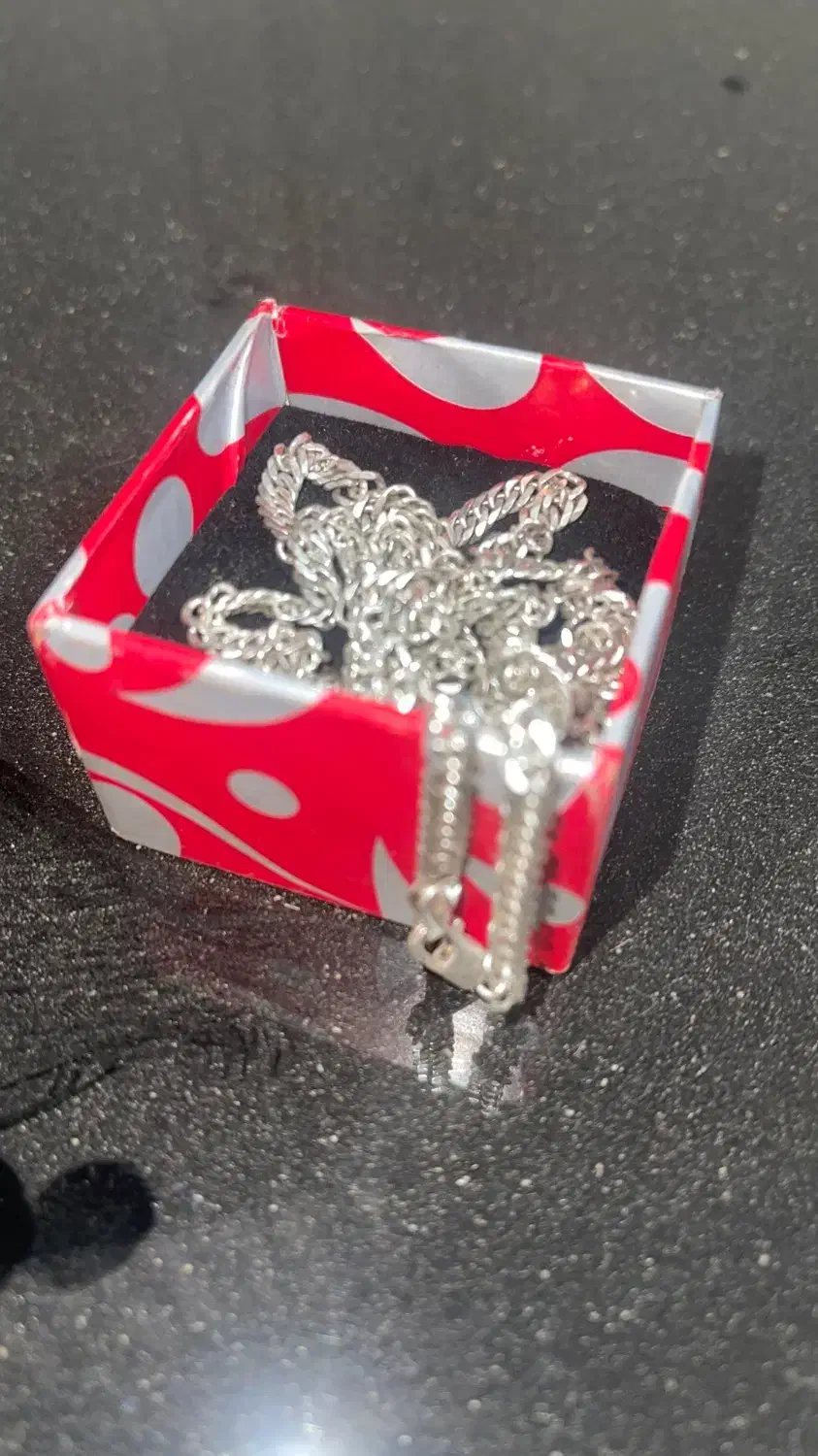 زنجیر نقره ایتالیا|جواهرات|قم, باجک سه|دیوار