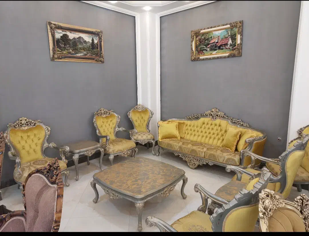 مبل ۹نفره کلاسیک|مبلمان خانگی و میز عسلی|ملایر, |دیوار