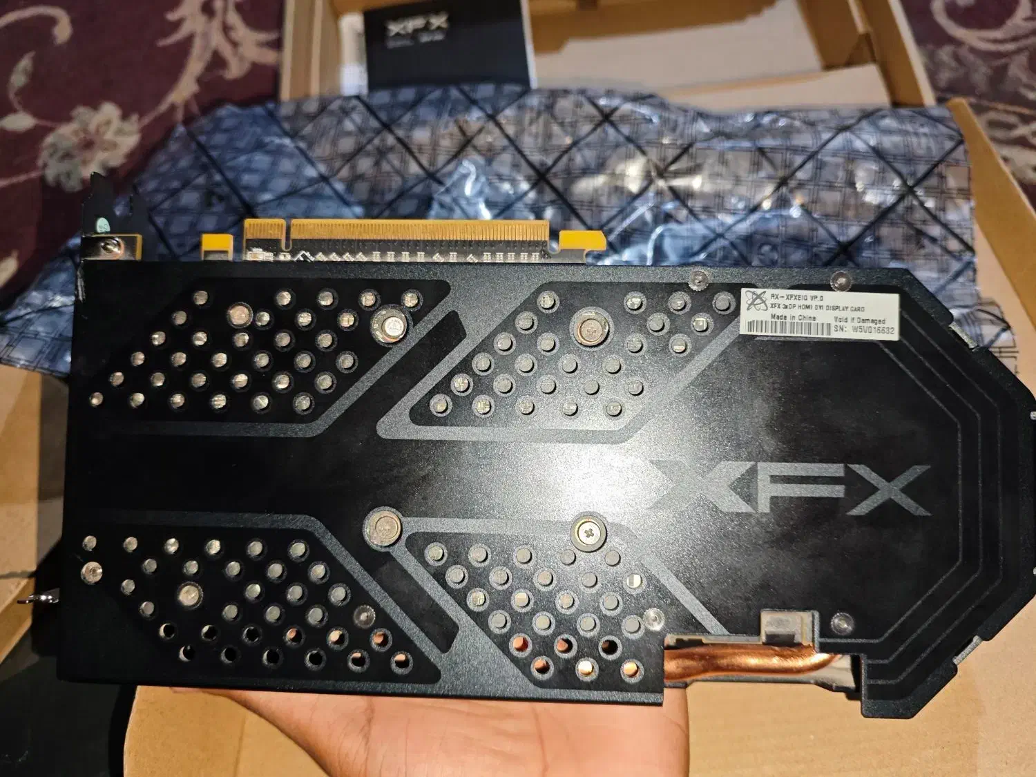 استوک XFX RX580 Gaming|قطعات و لوازم جانبی رایانه|کنارک, |دیوار