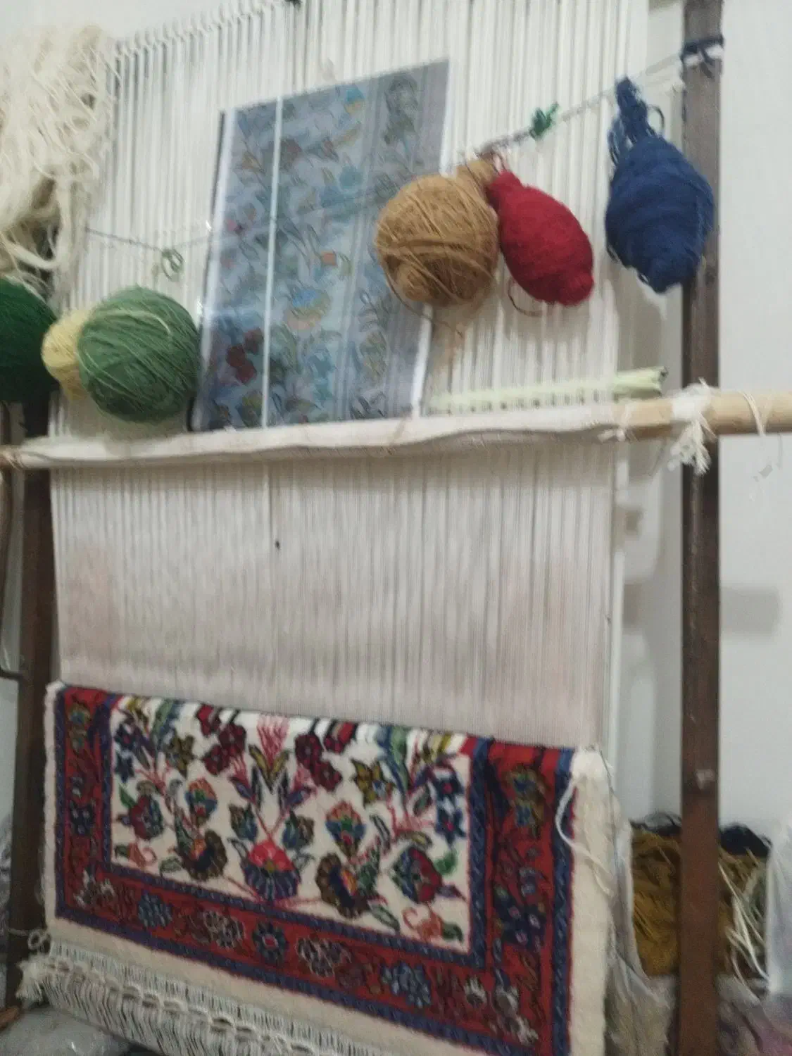 قالی با دستگاه|فرش|اراک, |دیوار