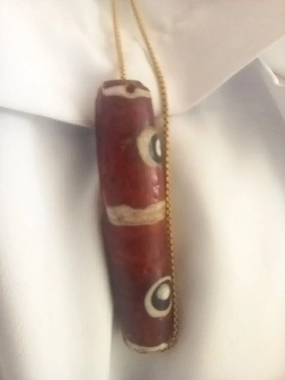 مهره تبتی آبسیدین|بدلیجات|ایلام, |دیوار