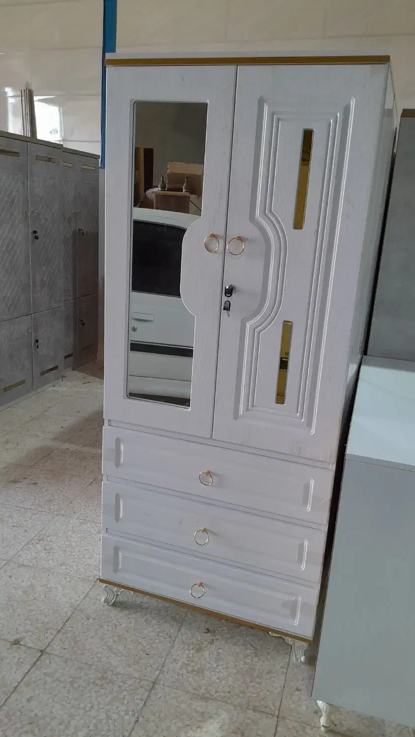 کمد لباس ۴ درب و دودرب ۳ کشو وکیوم|جاکفشی، کمد، دراور|گنبد کاووس, |دیوار