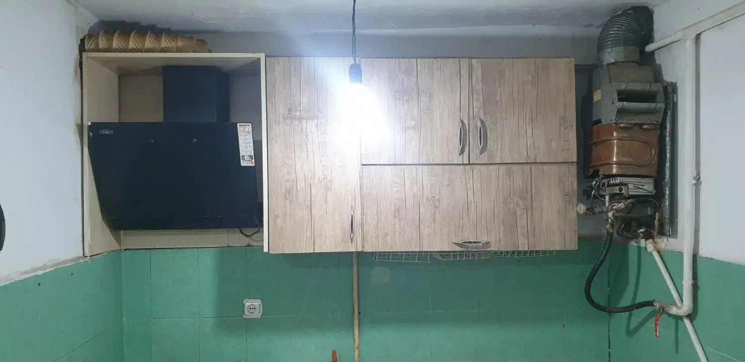 کابینت ام دی اف گاز رومیزی هود همه کارکرده  سالم|آبچکان و نظمدهنده ظروف|رشت, پاره بیجار|دیوار