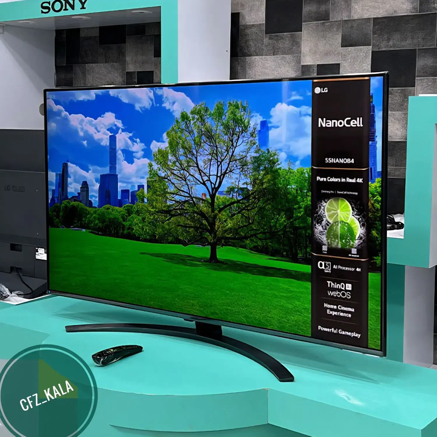 تلویزیون هوشمند ۵۰ اینچ نانوسل الجی مدل نانو۸۴ اصل|تلویزیون و پروژکتور|چابهار, |دیوار