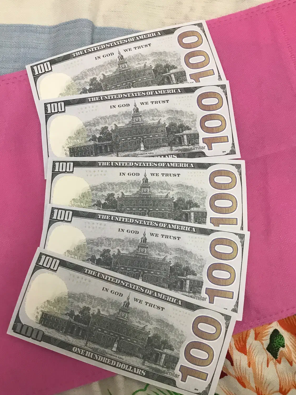 ۴بسته‌اسکناس دلار سینمایی|کلکسیون سکه، تمبر، اسکناس|تهران, سیمای ایران|دیوار