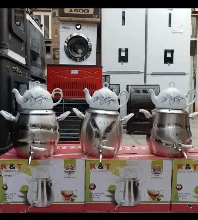 چای ساز کتری قوری شیردار استیل کف چدن چایساز|قوری، کتری، قهوهساز دستی|مشهد, طلاب|دیوار
