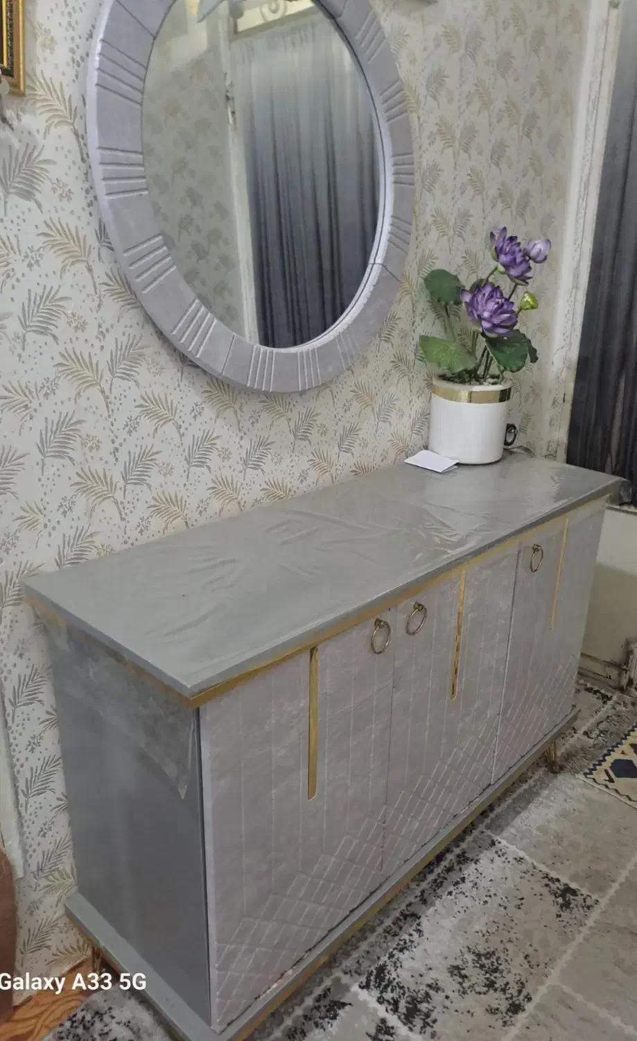 آینه کنسول.میز tv|بوفه، ویترین، کنسول|سیرجان, |دیوار