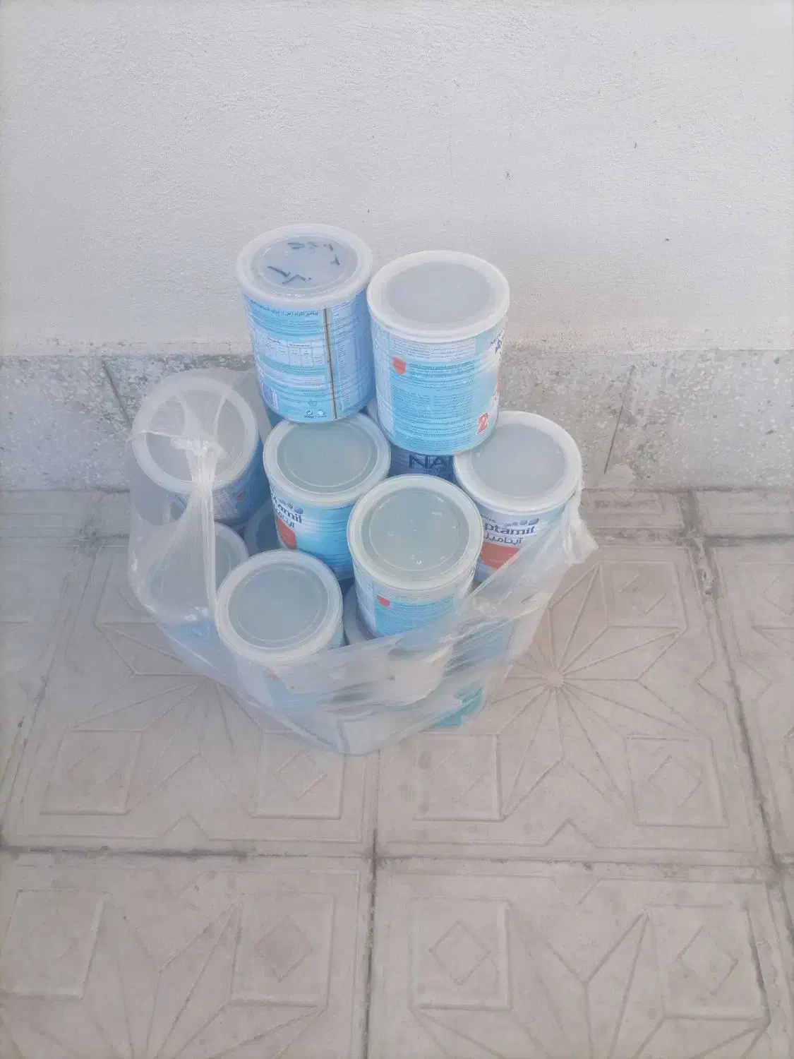 قوطی شیر خشک|ظروف نگهدارنده، پلاستیکی، یک‌بارمصرف|سبزوار, قصبه غربی|دیوار