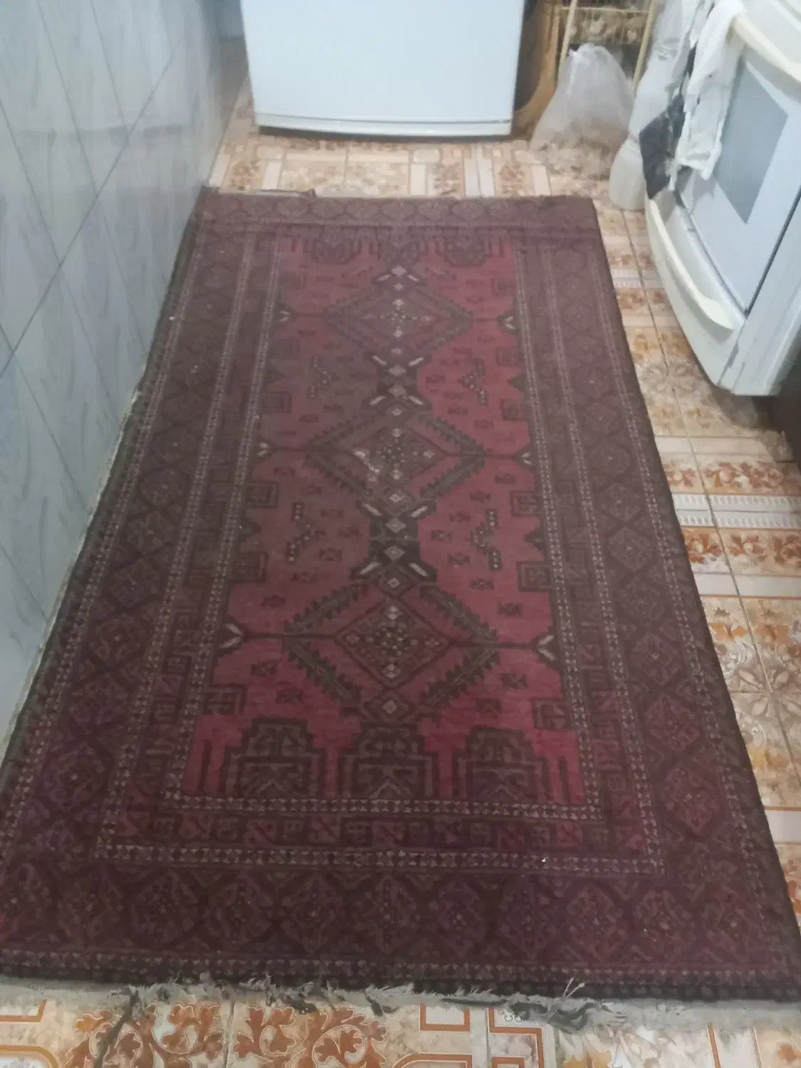 فرش دستباف خیلی قدیمی|فرش|گلستان (تهران), |دیوار