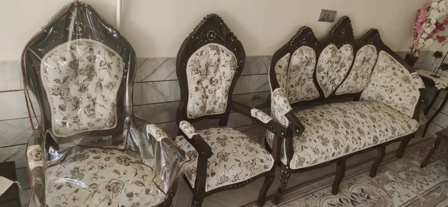 مبل سلطنتی نو|مبلمان خانگی و میز عسلی|قائن, |دیوار