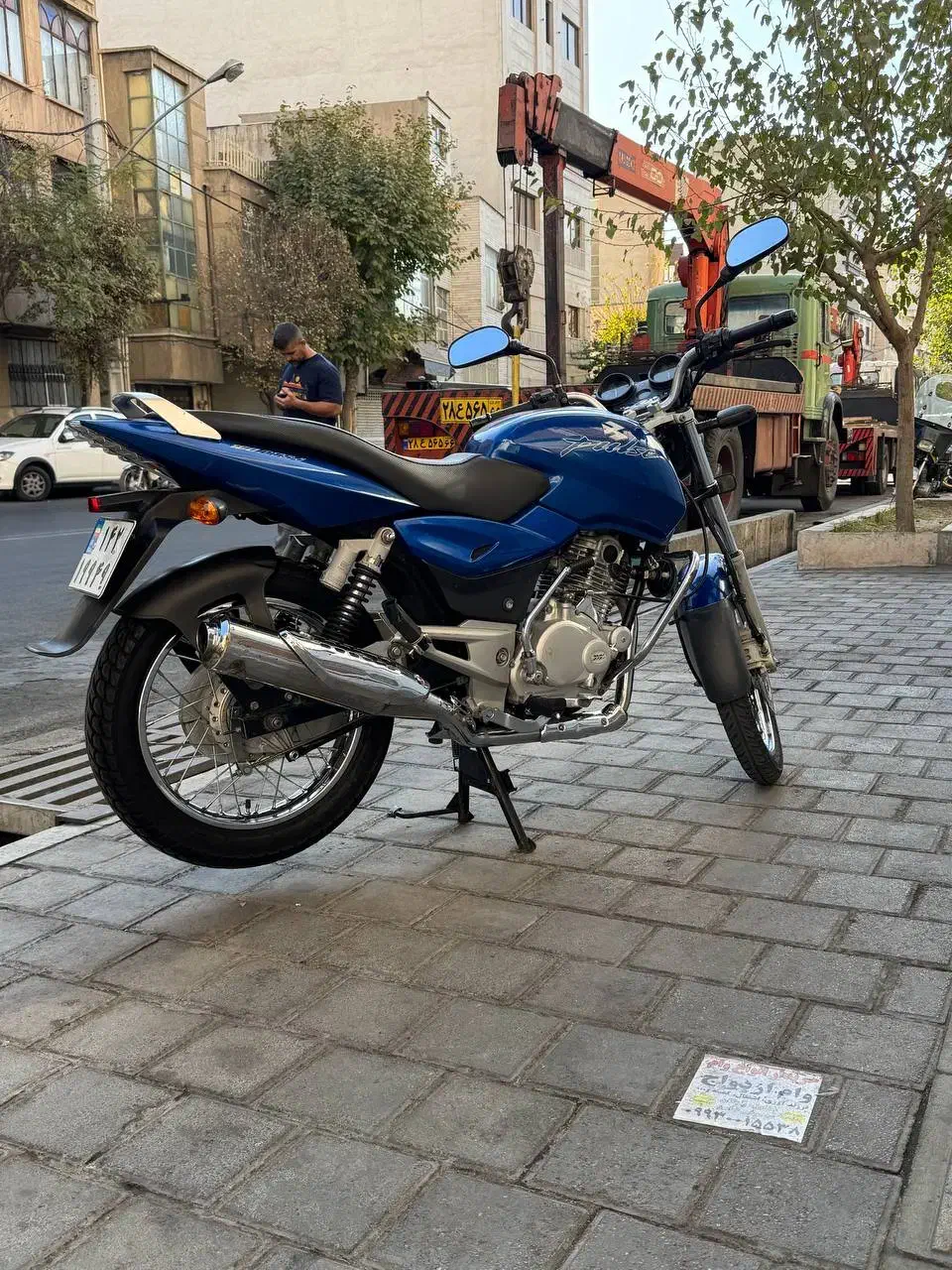 پالس پره ۱۸۰ مدل ۸۶ در حد|موتورسیکلت|تهران, نظام‌آباد|دیوار