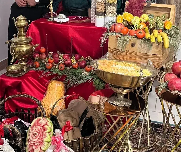 میوه ارایی یلدایی عروس|خدمات پذیرایی، مراسم|گلپایگان, |دیوار