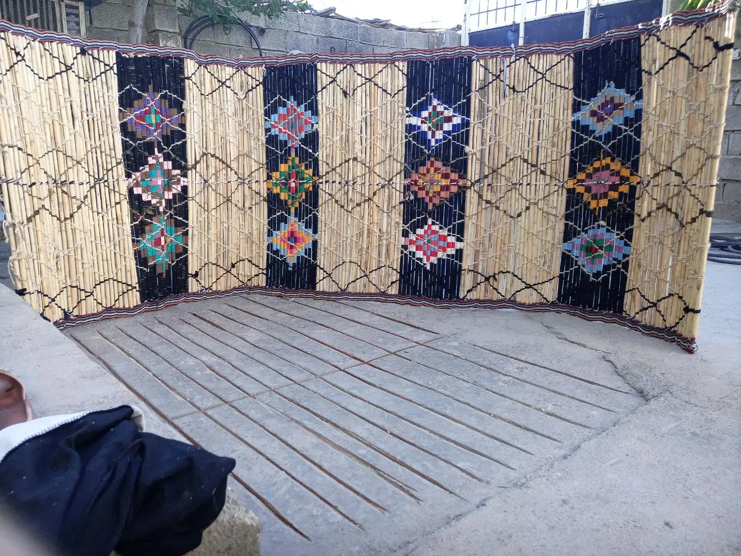 چیت|گلیم، جاجیم، گبه|گیلان غرب, |دیوار