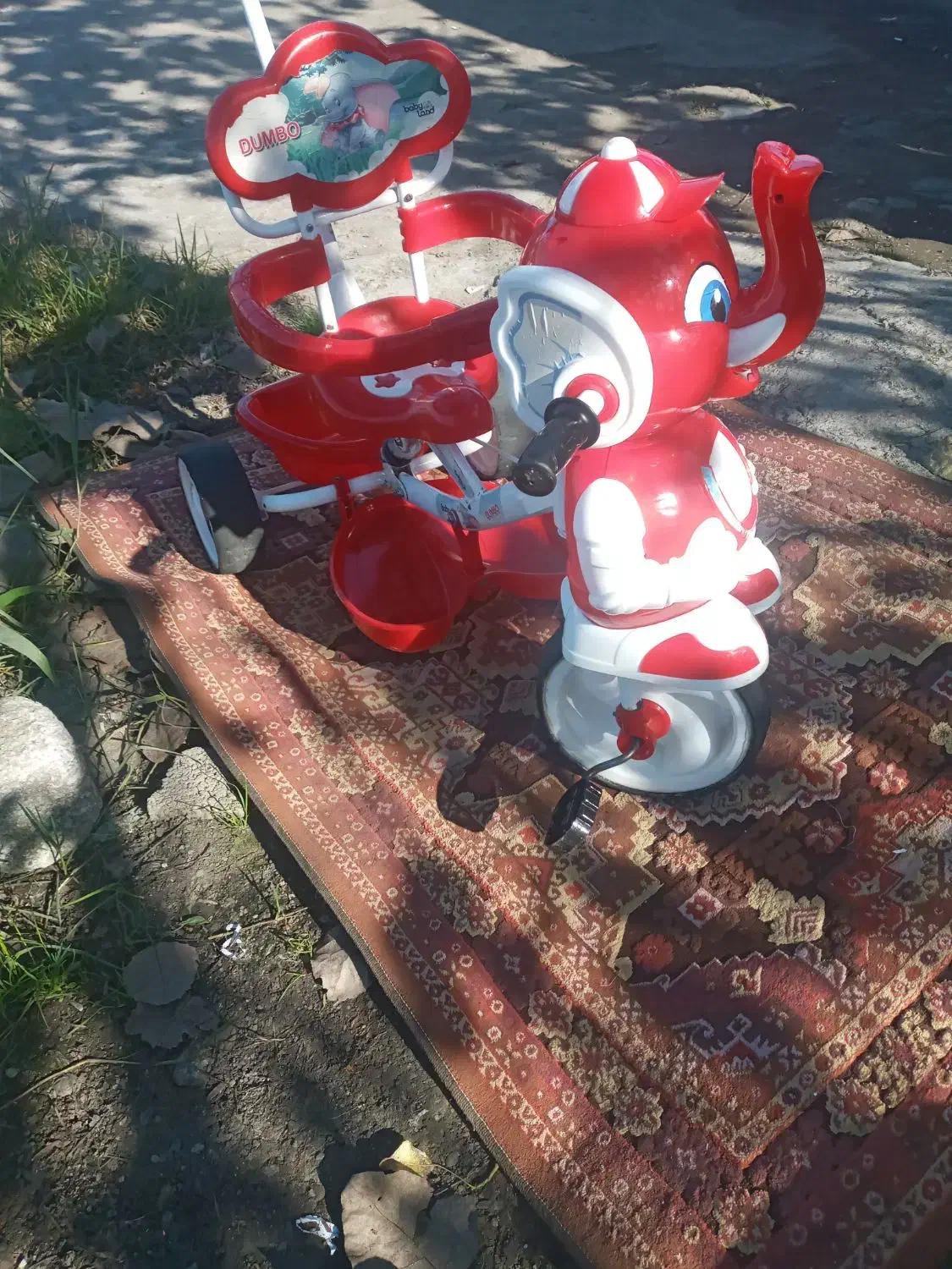 سه چرخه مدل فیل با دسته|دوچرخه، اسکیت، اسکوتر|رشت, حومه رشت|دیوار