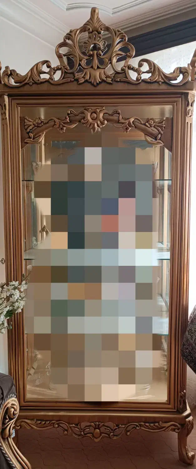 ویترین منبت|بوفه، ویترین، کنسول|قم, باغ شریفی|دیوار