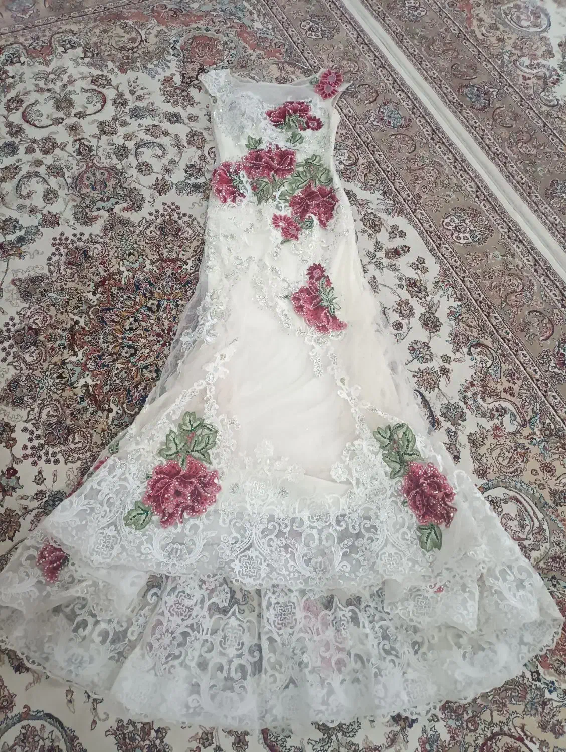 لباس مجلسی کارشده با گیپور|لباس|شیراز, گلدشت معالی‌آباد|دیوار
