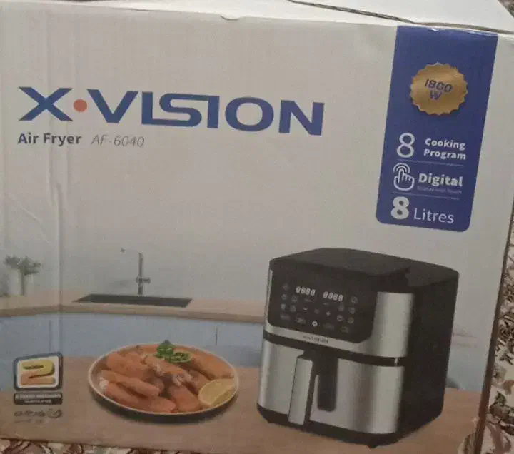 سرخ کن ایکس ویژن ۸ لیتری نو|اجاق گاز و لوازم برقی پختوپز|سیرجان, |دیوار